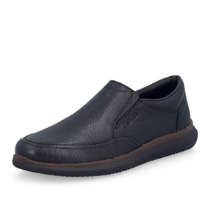 Pantofi Casual Bărbați Rieker 10454-00 Negri - Piele Naturală