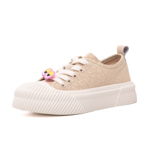 Pantofi dama casual, piele naturala, 6LMQ60010B-03, bej