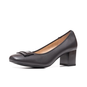 Pantofi eleganti cu toc gros, JIJI20088C 01-N