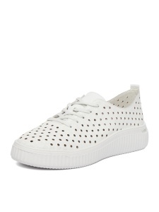 Pantofi Vară Damă Remonte D3E06-80 Albi - Piele Perforată