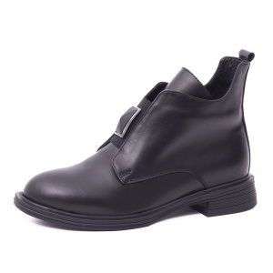 Botine dama din piele naturala, Dogati 20901, negru