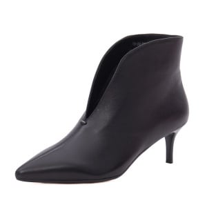Botine dama din piele naturala, Epica 3785-20B-Y335 01-N, negru
