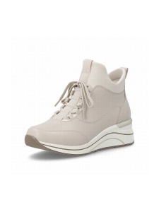 Botine dama din piele naturala, Remonte D0T81-60, bej