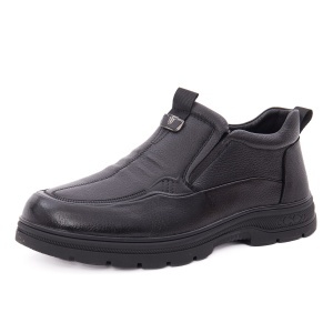Ghete barbati din piele naturala, Otter 2D6102 01-N, negru