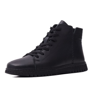 Ghete dama din piele naturala, Dogati 23661, negru