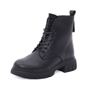 Ghete dama din piele naturala, PASS Collection 1WB90003A 01-N, negru
