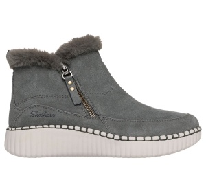 Ghete damă Skechers Wilshire Blvd - Fresh Zip 168108 OLV, verde oliv