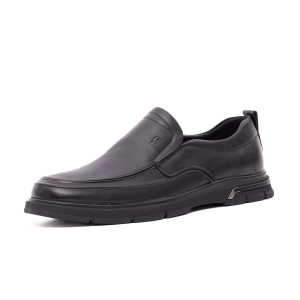 Pantofi bărbătești Otter E6E660009A 01-N din piele naturala, negru
