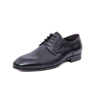 Pantofi bărbați eleganți Caribu 3MKD1-16-6A 01-N negri piele naturală office/formal