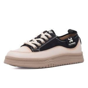 Pantofi dama sport din piele naturala, Feeling, 6675, negru