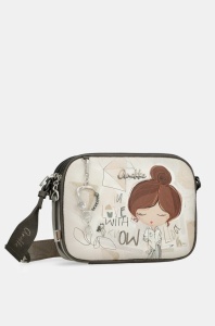 Poșetă Damă Anekke 42803-188 - Design Artistic - 3 Compartimente