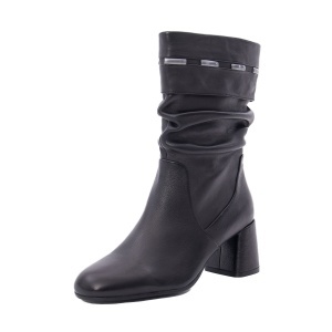 Cizme dama din piele naturala, Regarde le Ciel NEVA 01 7939 SHADOW BLACK, negru