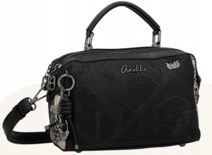 Geanta eleganta IRON TULIP ORCHESTRA din piele ecologica, Anekke 43753-443 Negru