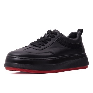 Pantofi barbati din piele naturala, Otter, E6E670016A 01-N, negru