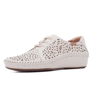 Pantofi dama casual din piele naturala, Pikolinos P. VALLARTA 655-4783 NATA, alb