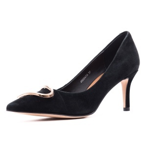 Pantofi dama din piele intoarsa, Epica JIJI50047A 01-I, negru
