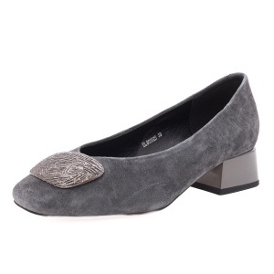 Pantofi dama eleganti din piele naturala intoarsa, Epica, 1DL90002B 14-I, gri