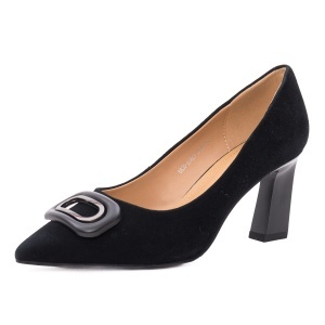 Pantofi dama eleganti din piele naturala intoarsa, Epica, 36A30-A1451-015A2, negru