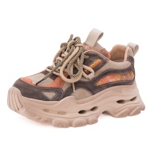Pantofi dama sport din piele naturala intoarsa, Gryxx, 1Y2923-1A 97-I, bej diverse