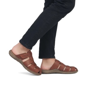 Saboti barbat, piele naturala, 22087-24