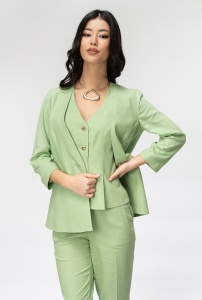Sacou uni din in IRENA, Hermosa, olive