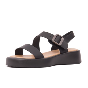 Sandale dama din piele naturala, Epica, H1WC60006A 01-N, negru