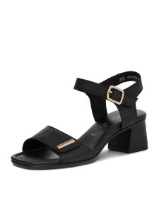Sandale dama din piele naturala, Remonte D1K54-00, negru