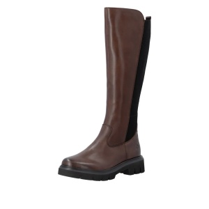 Cizme dama din piele naturala, Remonte D1W77-25, maro