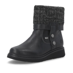 Cizme scurte dama Remonte D3976-03, negru