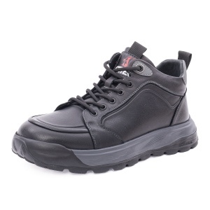 Ghete barbati din piele naturala, Otter 1CJ90019A 01-N, negru