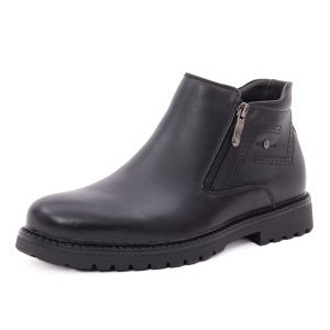 Ghete barbati din piele naturala, Otter 1DT90012A 01-N, negru