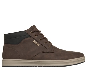 Ghete bărbați Skechers Palmiro - Wallace 211461 CHOC, maro ciocolatiu