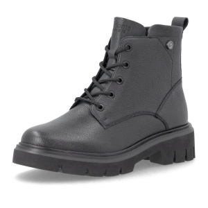 Ghete dama din piele naturala, Remonte D1W83-00, negru