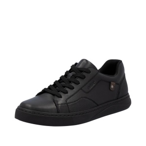 Pantofi barbati casual, piele naturala, B9912-00, negru
