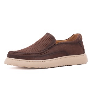 Pantofi barbati din piele naturala, Battisto Lascari SM-1, maro coffee