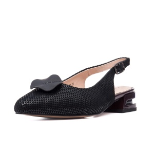 Pantofi dama decupati,piele naturala texturata,JYJY20018 01-I