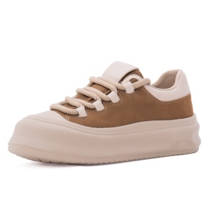 Pantofi dama sport din piele naturala, Feeling, 393105, bej