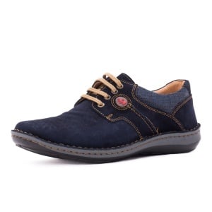 Pantofi de vara din piele intoarsa, Otter OT9560 42-I, bleumarin