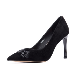 Pantofi eleganti dama Epica, K3K360016 01-I din piele intoarsa, negru