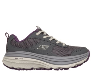 Pantofi sport damă Skechers Max Cushioning Zirrus - Cobble Stone 180418 GYPR, gri / mov