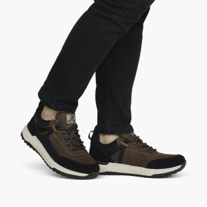 Sneakers casual din piele nubuc U0100-22