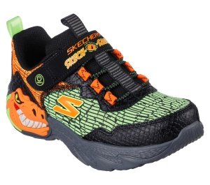 Sneakers copii cu led Dino-Light 400615L BKOR