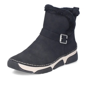 Botine dama Rieker 45966-01, negru