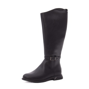 Cizme dama din piele naturala, PASS Collection 1DL90033A 01-N, negru