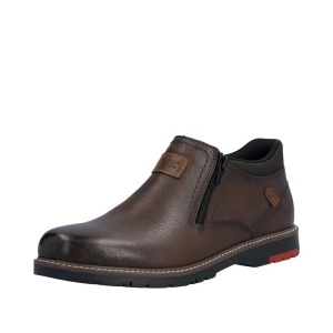 Ghete barbati din piele naturala, Rieker 10559-25, maro
