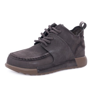 Ghete dama din piele naturala, OBUWIE, Lee Cooper LCJ-26-19-4602L, gri