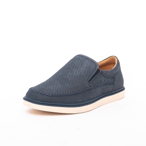 Pantofi bărbați bleumarin din piele întoarsă Battisto Lascari QS-1