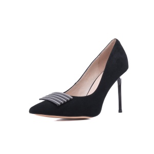 Pantofi stiletto Epica din piele intoarsa JIJI50036B 01-I