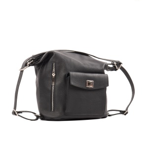 Poseta dama, piele naturala, DUO M205 Negru