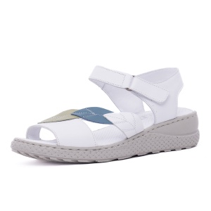 Sandale dama din piele naturala, BIO.Flex, 006 17-1008, alb